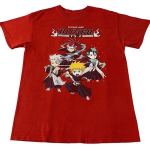 Vintage Bleach Ichigo Kurosaki Animax Japanese Anime Manga Shonen Jump Tite Kubo Tv Tokyo Tee Tshirt Cartoon Size M D1079