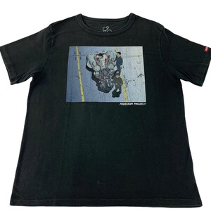Edwin X Akira Freedom Project Box Screen Japanese Anime Manga Printed Tee T-shirt Inspired Designer Streetwear Size M E999