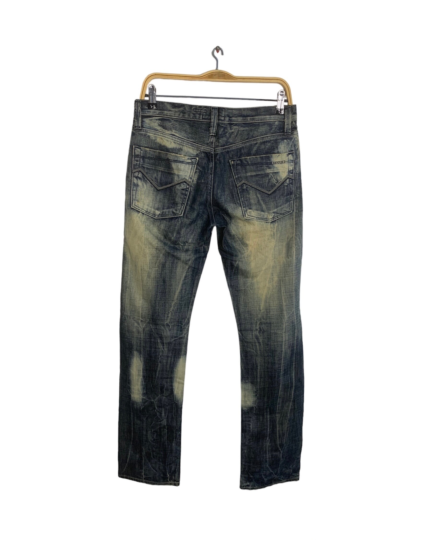 Hype Vintage Energie Style Clash Indigo Buttonfly Denim