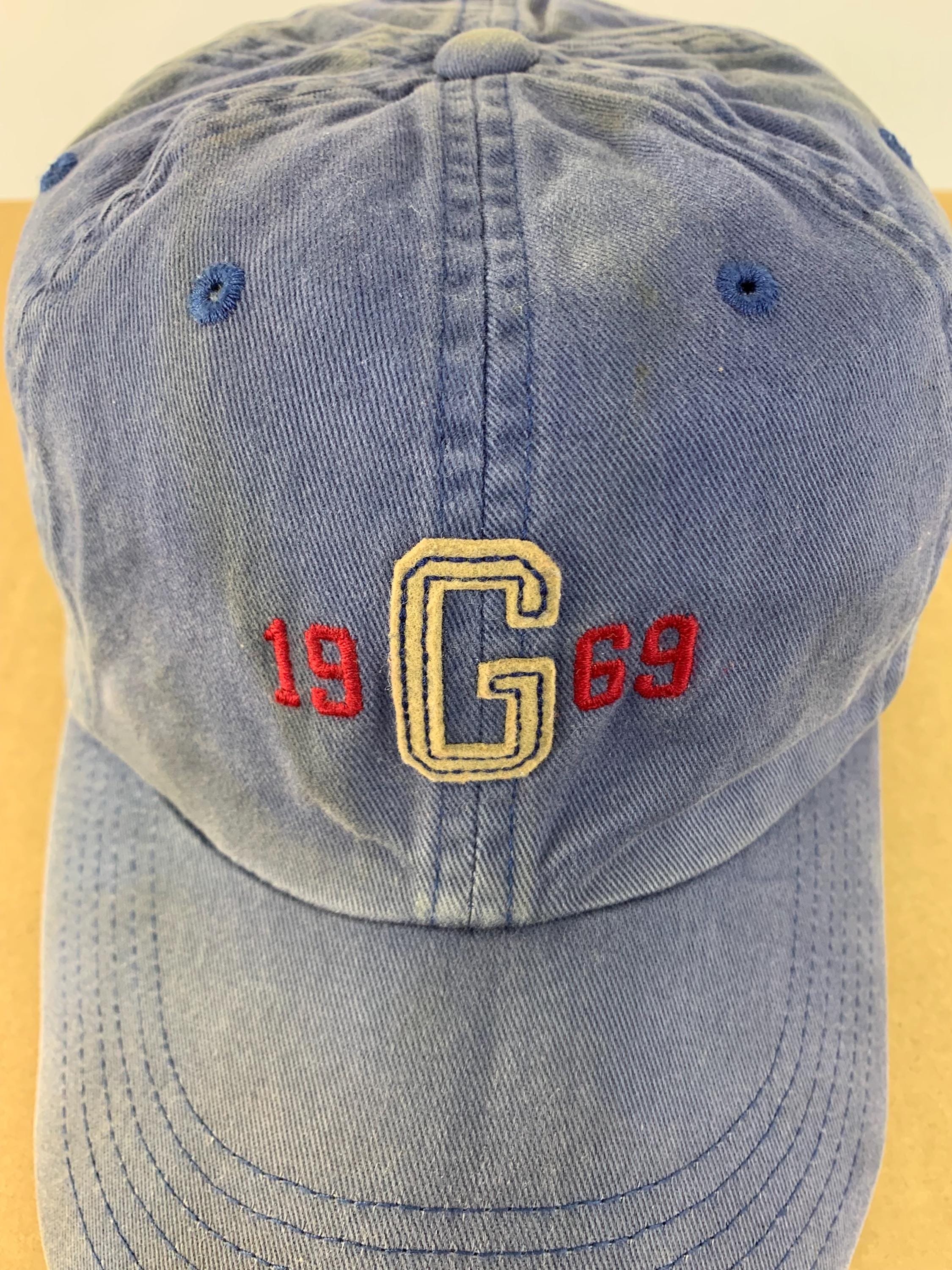 Vintage 90s Gap 1969 6 Panel Khakis Cap Spell Out Logo