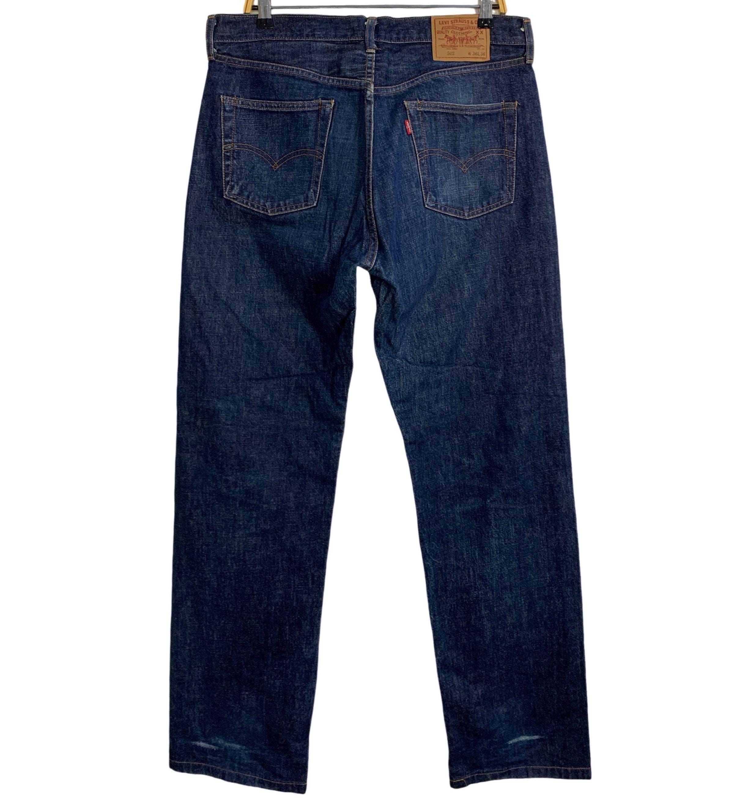 Levis 502 Selvedge - Etsy