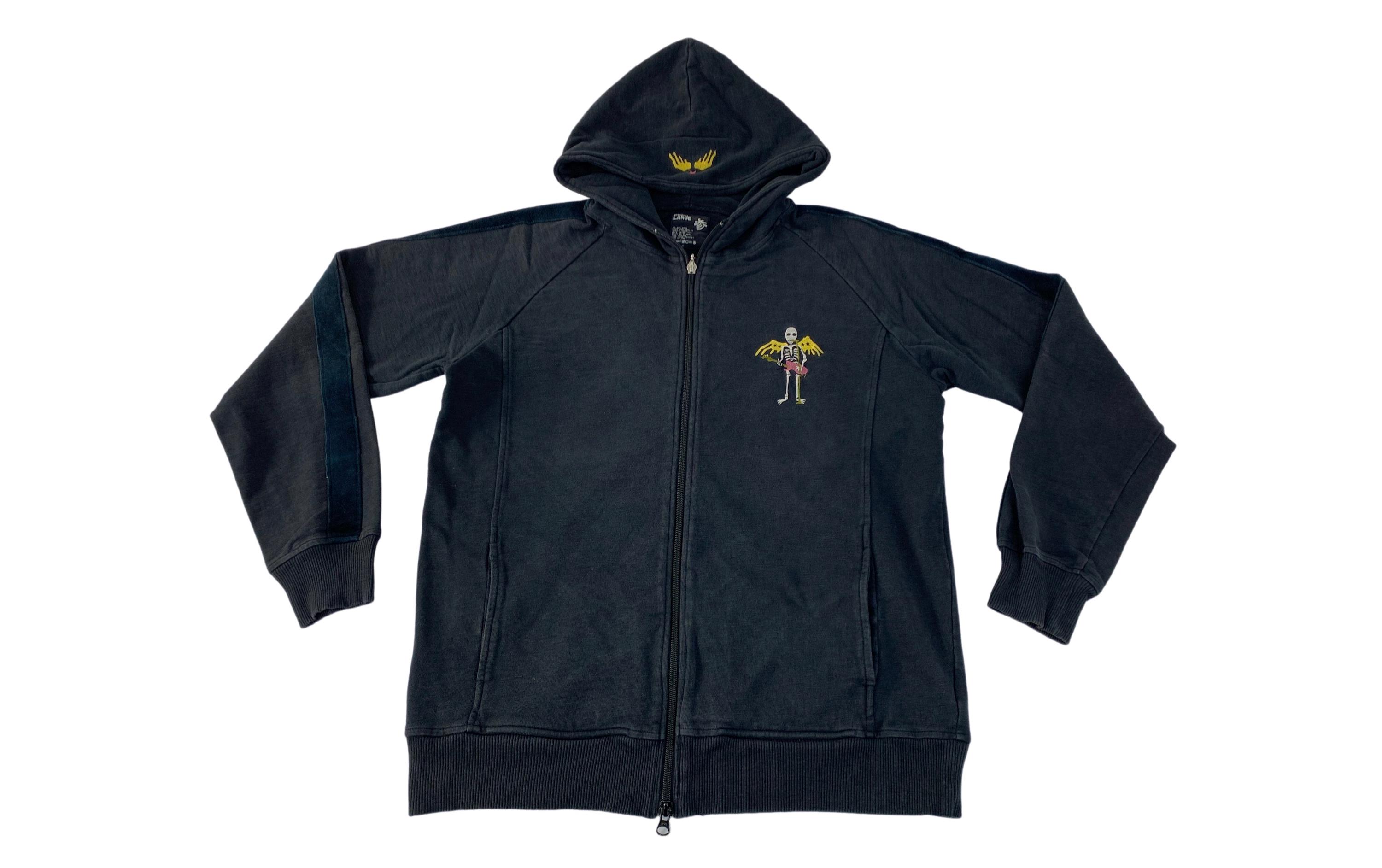 00's PPFM skull zip hoodie archive y2k