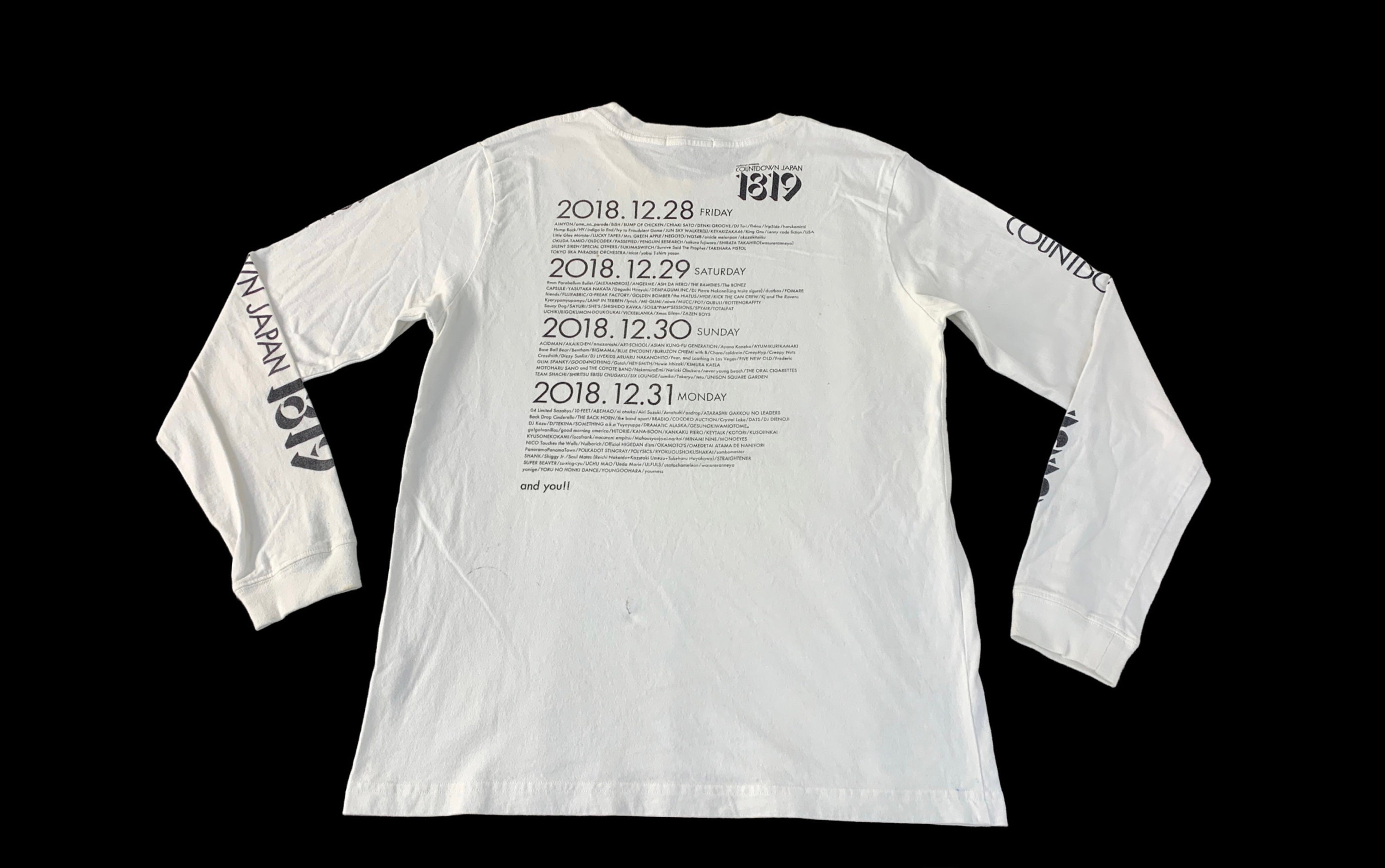 Vintage Countdown Japan 1819 Rock N Roll Universe Tour 18