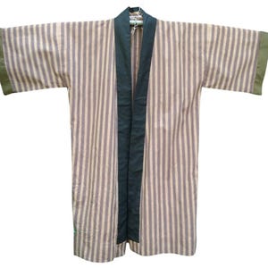 Vintage Robe Kimono Japanische traditionelle Strickjacke Happi Jacke Robe Noragi Yukata Uppawari Sashiko Hanten Haori Jinbei Fit L XL W242