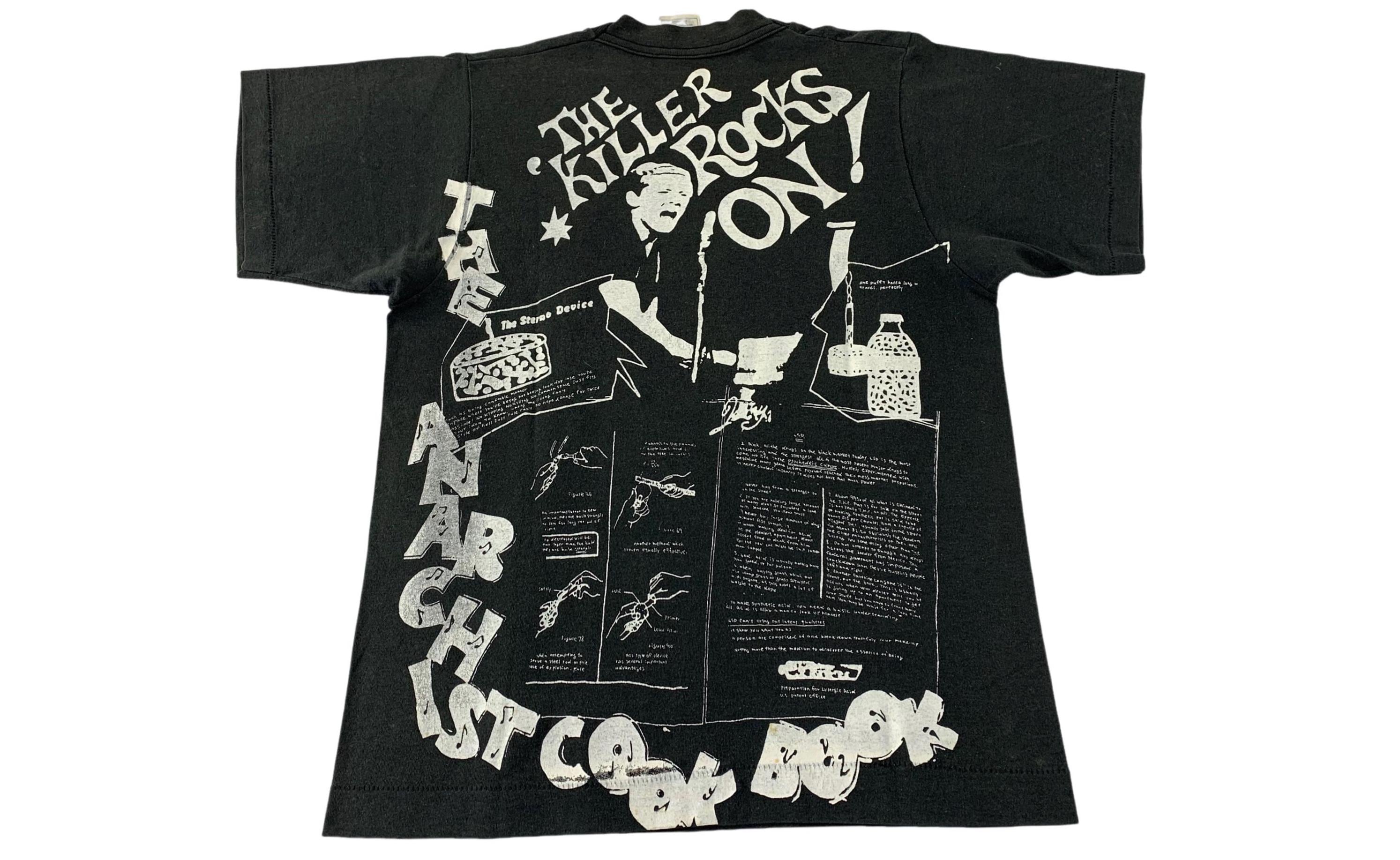 Men's Vive Le Rock As Worn By Sid Vicious Black T-Shirt PUNK