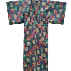 Vintage Robe Kimono Japanische traditionelle Strickjacke Happi Jacke Robe Noragi Yukata Uppawari Sashiko Hanten Haori Jinbei Fit L W253