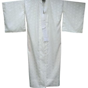 Vintage Seide Kimono Robe Japanische traditionelle Strickjacke Happi Jacke Yukata Haori Noragi Jinbei Uppawari Blumenkunstmuster Größe M L W291