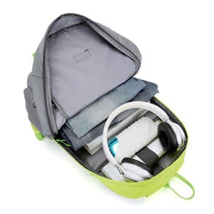 Reflektierender Motorrad- & Fahrradrucksack | Hi-Vis wasserdichte Umhängetasche Gelb - Riderbag Reflektor35 Bild 8