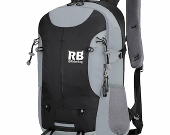 Reflektierender Motorrad- & Fahrradrucksack | Riderbag Reflektor35 - Riderbag - Schwarze Umhängetasche