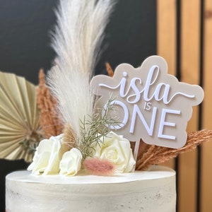Acrylic Custom Name Cake Topper, 3D Name Cake Topper, Personalized Birthday Cake Topper, Custom Cake Topper, Cute Cake Topper, Personalized