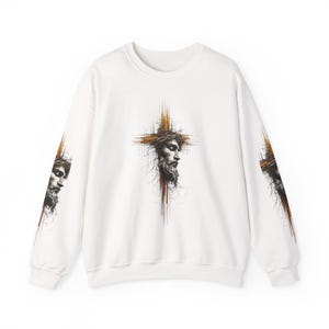 Faith-Inspired Crewneck Sweatshirt, Religious Apparel, Christian Gift, Casual Faith Wear, Inspirational Clothing, Unisex Sweatshirt