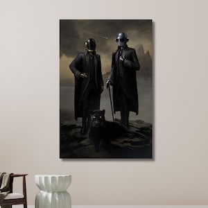 Daft Punk, Banda sonora del futuro, Arte de Daft Punk Starboy, Impresión genial, Póster de Daft Punk, Regalo para amantes de la música / Arte de pared en lienzo para decoración del hogar