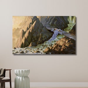Le Reve (Sueño) 2015, Vladimir Kush, Pintura famosa, Reproducción en lienzo, Arte Kush, Óleo sobre lienzo / Arte mural en lienzo, Decoración del hogar