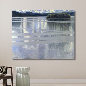 Lake Keitele (Le Lac Keitele 1905), Akseli Gallen-Kallela, Pastoral Decor Print, Famous Wall Art, Akseli Poster | Canvas Wall Art Home Decor