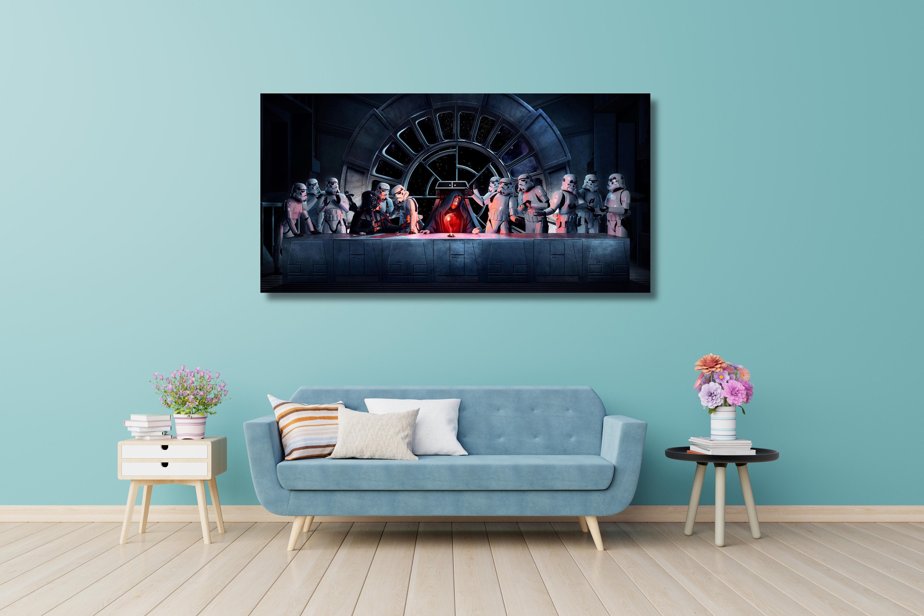 Star Wars Last Supper Poster, Darth Vader, Emperor Palpatine ...