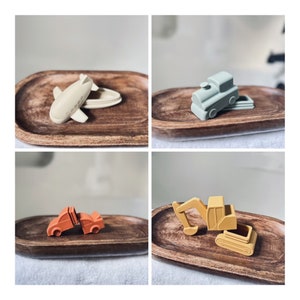 Neutral Vehicle Bath Toys-Mold Free Bath Toys-Toddler Bath Time-Car, Plane, Excavator, Train-Silicone Non Toxic-Bath Toys-Water Toys image 8