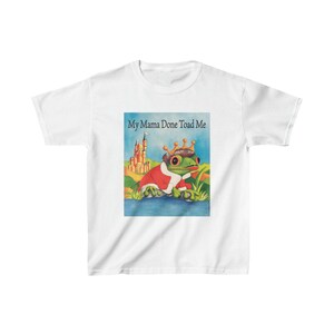 Kids Frog and Toad Heavy Tee, frog, frog and toad lovers, frog kids shirt, mom gift, dad gift, son gift, daughter gift, Amphibian Cotton Tee