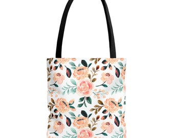 Rose Reverie - Sac fourre-tout fleuri chic