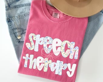 Comfort Colors® Speech Therapy Shirt, SLP Shirt, SLPA, Gift For Speech Therapist Shirt, Speech Language Pathologist, Speech Pathologist Tee