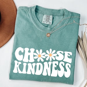Comfort Colors Choose Kindness Shirt, Gift For Teacher, Back To School Teacher Shirt, Be Kind Shirt, Teacher Shirts, Teacher Appreciation