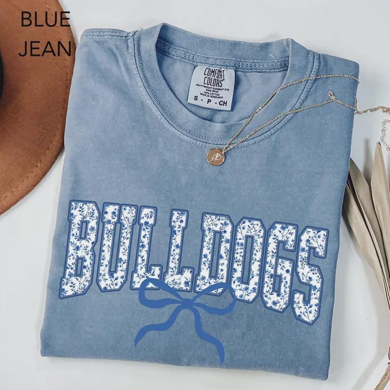 Comfort Colors® Custom School Mascot Shirt, School Logo Tee, Team Mascot Shirt Gift, Custom Name Gifts For Back To School, Custom Sports Tee image 7