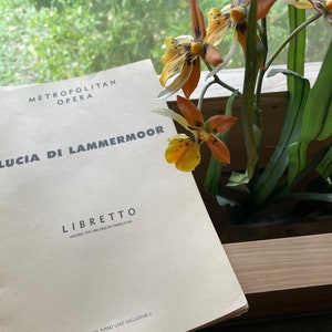 Metropolitan Opera Lucia di Lammermoor libretto