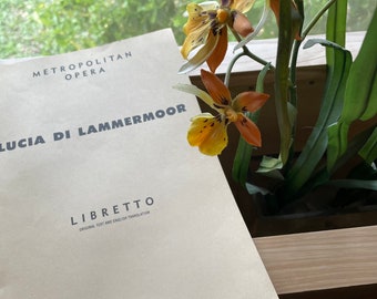 Metropolitan Opera Lucia di Lammermoor libretto