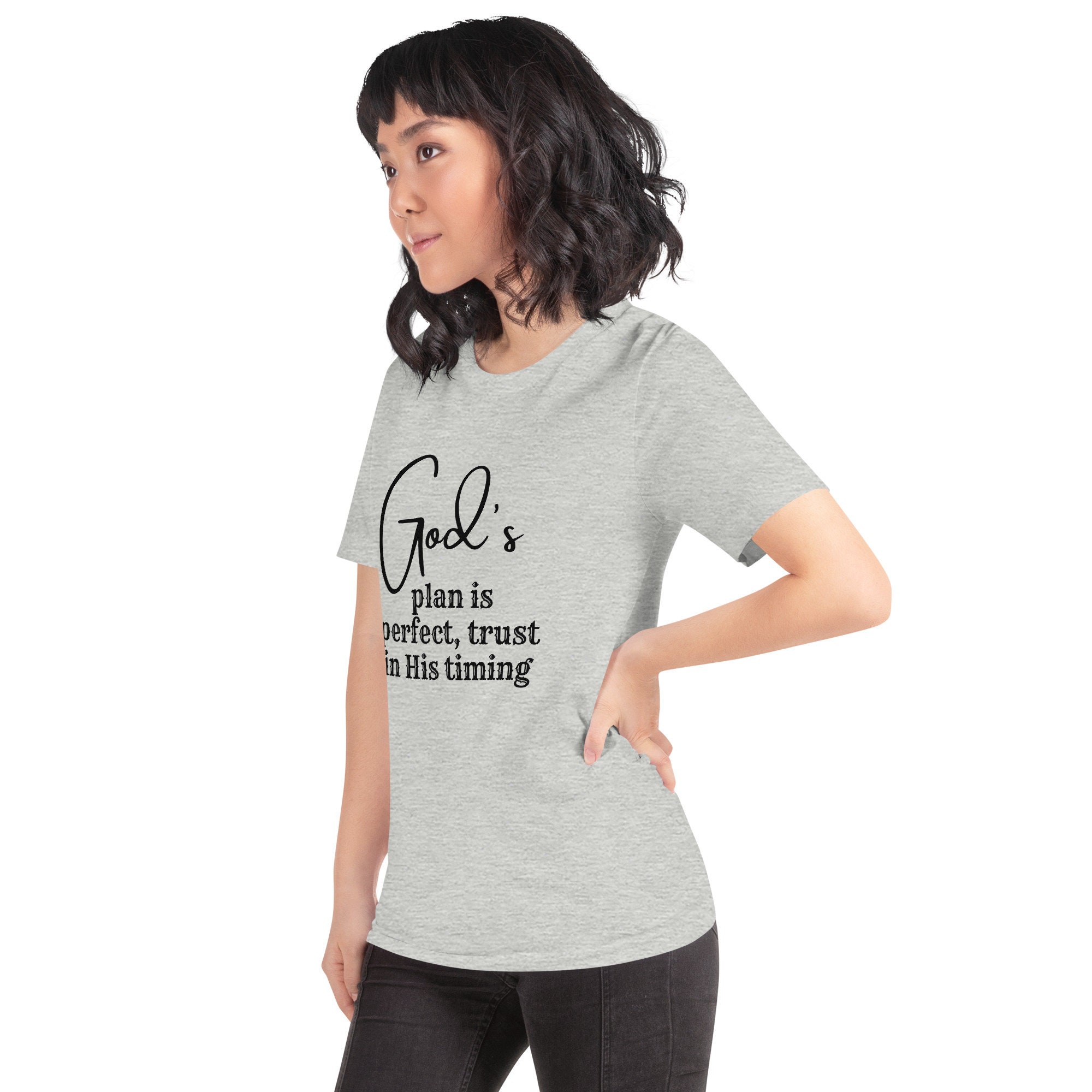 God's Plan is Perfect Trust in His Timing Unisex T-shirt - Etsy Sweden