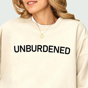 Unburdened Sweatshirt, Kamala Harris Hoodie, Madam President Sweatshirt, Political Hoodie, Support Kamala Sweatshirt, Harris Walz Hoodie