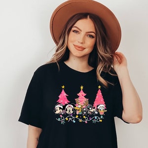 Disney Christmas Shirt, Cozy Winter Shirt, Mickey Mouse Shirt, Minnie Mouse Shirt, Xmas Party Shirt, Daisy Shirt, Retro Disney Shirts image 1