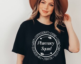 Pharmacy Squad T-shirt, Medical Shirt, Healthcare Worker Shirt, Pharmacy Shirt, Nurse Shirt, Doctor Shirt, Awareness Shirt, Health Shirt