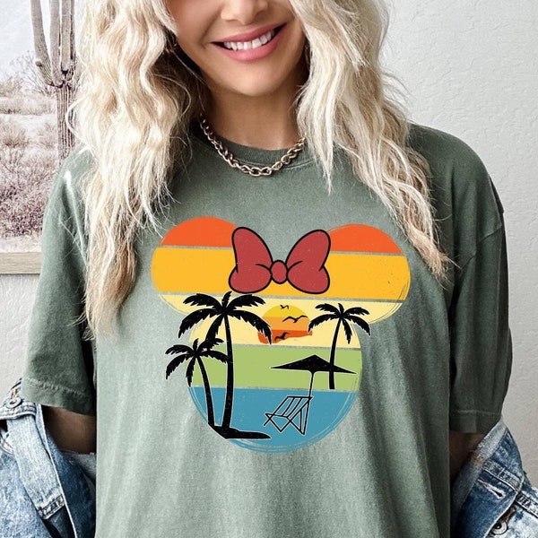 Minnie Mouse T-shirt, Comfort Colors Shirt,  Disney Trip Tee, Holiday Vibes, Disneyworld Shirt, Disney Trip Tee, Cartoon Shirt, Cute Shirt