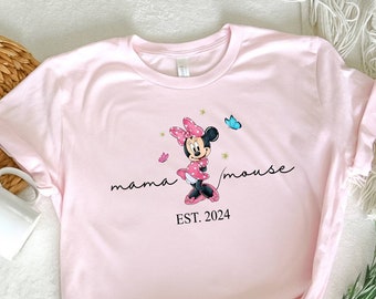 Mama Mouse Shirt, Personalized Shirt, Mothers Day Shirt, Minnie Mouse Shirt, Disneyworld Shirt, Personalized Gift For Mothers Day, Mom Tee