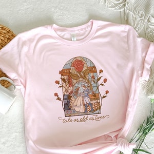 Tale as Old as Time Shirt, Disneyworld Shirt, Retro Disney Tee, Beauty and The Beast, Disney Princess Shirt, Belle Beauty Princess Tee