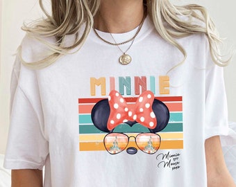 Minnie Mouse T-shirt, Retro Shirt, Disney Shirt, Comfort Colors, Disney Trip Shirt, Vintage Disney Tees, Minnie Mouse Gift, Birthday Gift