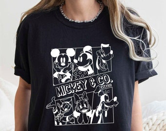 Mickey and Friends T-shirt, Retro Disney Shirt, Mickey Mouse Shirt, Goofy Shirt, Disney Trip Shirt, Vintage Shirt, Comfort Colors Shirt