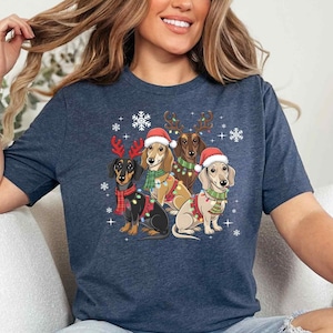 Dachshund Christmas Shirt, Christmas Dog Lover Shirt, Dachshund Christmas Party Tee, Dachshund Family, Dog Lover Tee, Dachshund Lover Tee