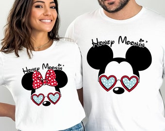 Honeymoon Shirts, Disney Sweatshirt, Mickey Mouse Shirt, Disney Couple T-shirt, Minnie Mouse Shirt, Valentines Day Shirt, Disneyworld Shirt