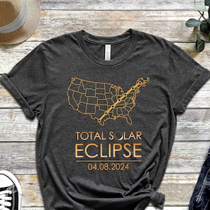 Total Solar Eclipse T-shirt, Path Of Totally Shirt, Eclipse Event 2024 Shirt, Celestial Shirt, Gift for Eclipse Lover, Astrology Shirt