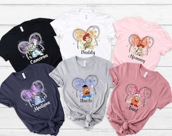 Personalized Toy Story T-shirt, Family Vacation Shirt, Disneyworld Shirt, Custom Disney Tees, Personalized Gifts, Disney Trip Shirt