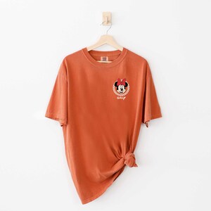 Personalized Minnie Mouse T-shirt, Disney Shirt, Comfort Colors, Name Shirt, Custom Disney Tee, Personalized Gift For Her, Disneyworld Shirt image 2