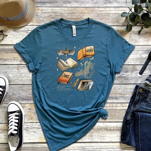 Fourth Wing Shirt, Iron Flame Bookish Tee, Romantic Fantasy Book Shirt, Dragon Book Shirt, Onyx Storm Reader Gift, Book Lover Aesthetic Tee image 4