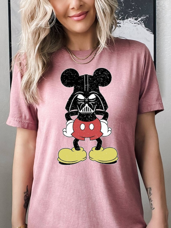 Mickey Mouse T-shirt, Star Wars Shirt, Darth Vader Shirt, Disney Trip Shirt, Disney Star Wars, Mandalorian Gifts, Vacation Shirt