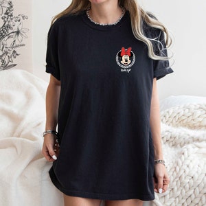 Personalized Minnie Mouse T-shirt, Disney Shirt, Comfort Colors, Name Shirt, Custom Disney Tee, Personalized Gift For Her, Disneyworld Shirt image 3