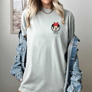 Personalized Minnie Mouse T-shirt, Disney Shirt, Comfort Colors, Name Shirt, Custom Disney Tee, Personalized Gift For Her, Disneyworld Shirt image 6