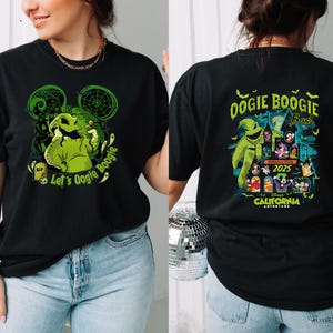 Spooky Oogie Boogie Bash 2025 T-shirt, Mickey Oogie Boogie Tee, Disneyland California Halloween Shirt, Family Costume Gift, Halloween 2025