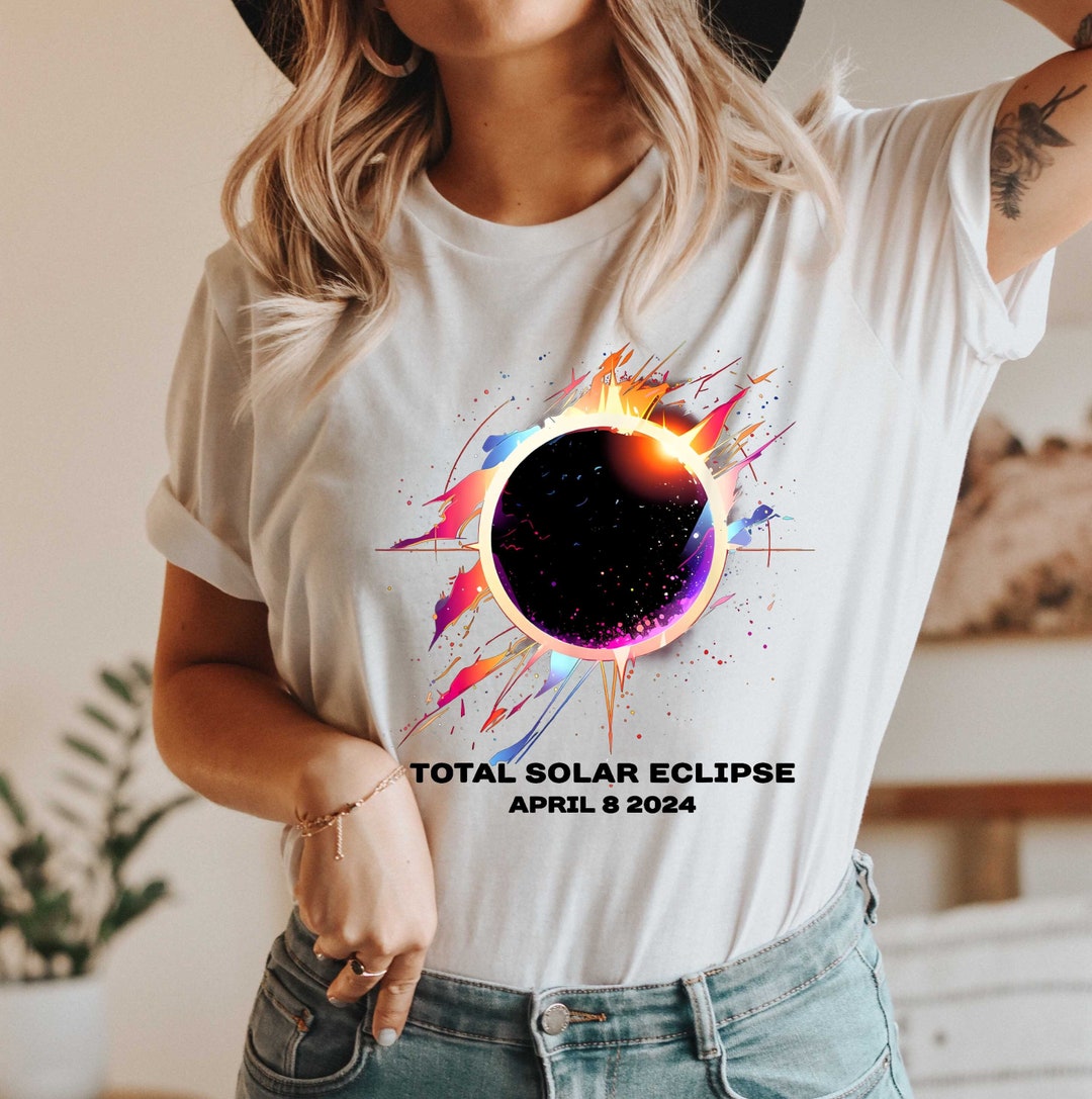Total Solar Eclipse T-shirt, April 8 2024 Shirt, Spring America Shirt ...