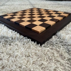 Peruvian Walnut and Maple Chessboard