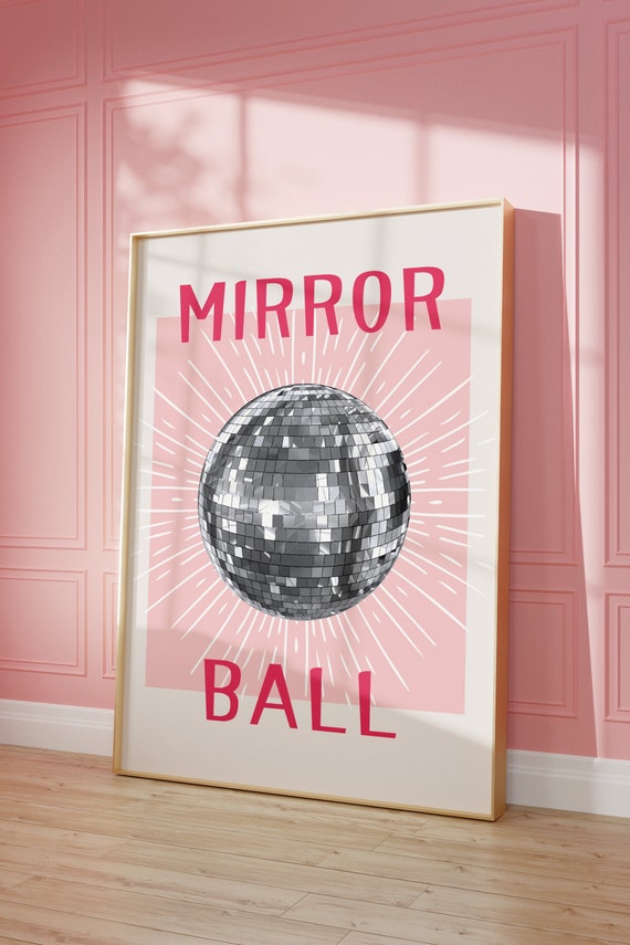Buy Taylor Swift Mirror Ball Poster, Trendy Prints, Pink, DIGITAL, Mirror  Ball Digital Download, Taylor Swift Print, Swiftie Products, Beige Online  in India 
