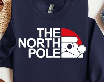 Christmas Jumper Sweater The North Pole, The North Pole Crewneck, The North Pole Christmas Sweatshirt